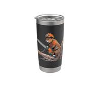 Beaver Lumberjack Chainsaw Stainless Steel Insulated Tumbler
