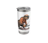 Beaver Lumberjack Chainsaw Stainless Steel Insulated Tumbler