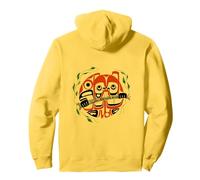 Beaver - NW Coast Native Influenced Design Pullover Hoodie