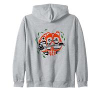 Beaver - NW Coast Native Influenced Design Zip Hoodie