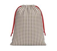 Beaver Print Gift Reusable Drawstring Bag Holiday Party Decor Daily Storage Celebrations Pouch