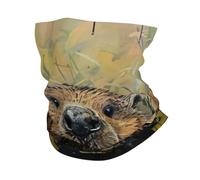Beaver Print Headband Neck Gaiter Head Wrap Headwear