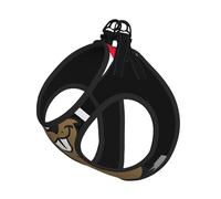 Beaver Printing Dog Summer Harness,Soft Light Puppy Vest,Breathable Pet Harness Reflective For Easy Walking