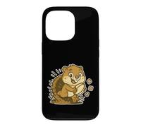 Beaver Rugby run Cartoon Case for iPhone 13 Pro