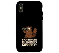 Beaver Spotter Gift River Wildlife Watch I Saw The Beaver Case for iPhone X/XS