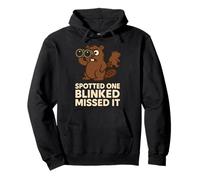 Beaver Spotter Gift River Wildlife Watch I Saw The Beaver Pullover Hoodie