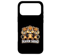 Beaver Squad Three Beaver Funny Friends Teammates Case for iPhone 17 Pro Max