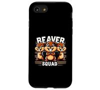 Beaver Squad Three Beaver Funny Friends Teammates Case for iPhone SE (2020) / 7/8