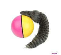 Beaver Weasel Rolling Motor Ball Pet Cat Dog Jumping Toy Funny Cat Moving Ball Toys