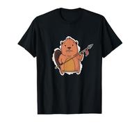 Beaver with Spike Value Graphic T-Shirt