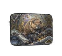 Beaver Working Laptop Case, Computer Case Laptop Gifts For Men Women For Travel Abroad