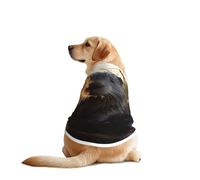 Beaver Working Print Dog Shirts for Pet, Soft Breathable Vest Lightweight Stretchy Pet T-Shirt for Medium Dog