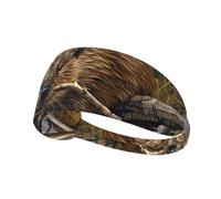 beaver working Print Workout Headbands for Women Elastic Sports Hairband Yoga Cooling Sweatbands