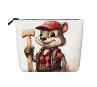 Beaver Working Toiletry Bags for Women, Portable Travel Cosmetic Bag, Daily Organiser with Zipper