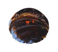 Beaver Working3 Print Bath Hair Cover For Women Reusable Double Waterproof Layers Shower Caps For Women Ladies