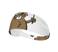 Beaver Workout Sweatbands Adjustable Hairband For Basketball,Fitness Athletics Football, Yoga