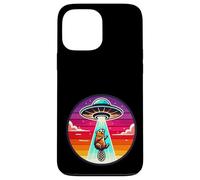 Beaver Zoo Animal Abducted Alien Spacecraft Outer Space Case for iPhone 13 Pro Max