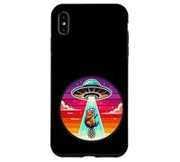 Beaver Zoo Animal Abducted Alien Spacecraft Outer Space Case for iPhone XS Max