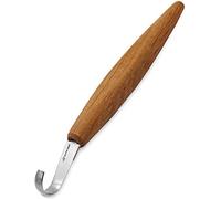 BeaverCraft Spoon Carving Tools Wood Carving Chisels, Curved Chisel SK5 5cm for Carving Spoons Bowls Cups Wood Carving Tools Double Sided Sharpening - Carving Gouge, Whittling Tools for Beginners