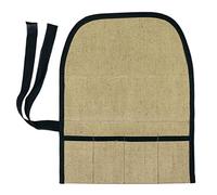 BeaverCraft TR4 Rolling Small Tool up Organizer Bag 4 Pockets Wrench roll up Pouch Gear roll up Tool Pouch for Knives and chisels Storage with 4 Slots