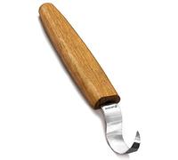 BeaverCraft Wood Carving Hook Knife SK1L for Carving Spoons Kuksa Bowls and Cups Spoon Carving Tools Basic Crooked Knife for Professional Spoon Carvers and Beginners (Left-Handed Hook Knife)