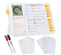 BEAVERLAB Task Timer, Planning Board with Visual Timer for Kids, Daily Chore Board-Checklist [Intuitive Assistive Tech] for ADHD, Autism Increase Self-Regulation, Silence Timer for Classroom Home