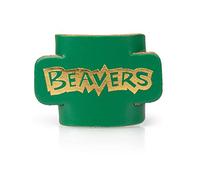 Beavers Scouts Leather Woggle (Green)