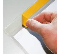Self Adhesive Document Pocket, Self-Adhesive Document Holder, ID 310x215mm | for Labelling and Identifying Boxes, Folders, Documents