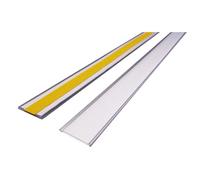Beaverswood Self-Adhesive Ticket Holders (Clear) With Card Insert (White) For Shelving and Racking H38mmxW1m (Pack 10) - TS38/10