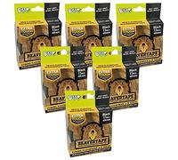 Beavertape Duct Tape Black 48mm x 11m 6 Pack Heavy Duty Strong & Super Sticky Indoor/Outdoor Waterproof High Strength Cloth Fabric Reinforced Builders Tape Professional Trade Rated or Home Use