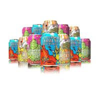 Beavertown Craft Beer Mixed Case Gift Set - 12 Pack (Gamma Ray Pale Ale, Neck Oil Session IPA, Lupuloid IPA) - Beer Gifts for Men, Birthday Gifts for Men and Women, For Her