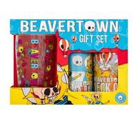 Beavertown IPA Beer Gift Set & Glass - Neck Oil & Gamma Ray Pale Ale Selection, 2x 330 ml Cans, Iconic Beavertown Glass - London Craft Beer Gifts for Men - Christmas Alcohol, Stocking Filler Gifts