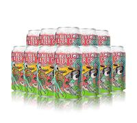 Beavertown Lazer Crush Alcohol Free IPA 330ml Cans (12 Pack) - 0.3% ABV Hazy Non Alcoholic Craft Beer, Tropical Session IPA Gift Set for Men and Beer Lovers