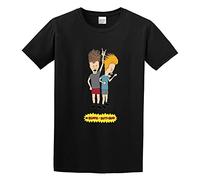 Beavis and Butt Head Fasn012 18 O-Neck 100% Cotton Short Sleeve Unisex T-Shirt XL Black