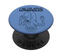 Beavis and Butt-Head I Am The Great Cornholio Outline PopSockets Adhesive PopGrip