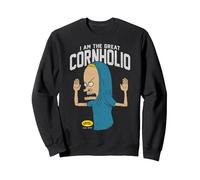 Beavis and Butt-Head I Am the Great Cornholio Sweatshirt, Adult Unisex, Black, Medium