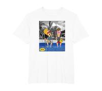 Beavis and Butt-Head Lounging by The Pool Portrait T-Shirt, Men's Big and Tall, White, 6X Tall