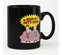 Beavis and Butt-Head Officially Licensed Coffee Mug (Black)