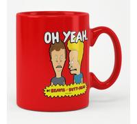 Beavis and Butt-Head Officially Licensed Oh Yeah Coffee Mug (Red)