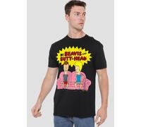 Beavis And Butthead Couch Logo Og T-Shirt, Black Beavis and Butthead Black M
