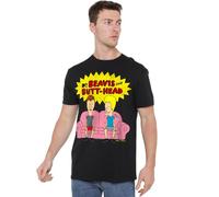Beavis And Butthead Couch Logo Og Unisex T Shirt, Black, Small