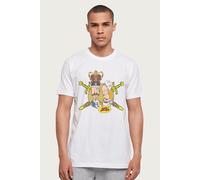 Beavis and Butthead Men's King And Queen Swords And Logo T-Shirt in White | Size: Small Beavis and Butthead White S