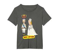 Beavis & Butt-Head Do The Universe King and Queen T-Shirt, Women's Plus, Asphalt Grey, 2X