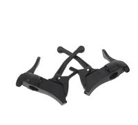 Beavorty 1 Pair Self-Locking Wheelchair Brake Handles Replacement Parts with Black Cover, Universal Brake Lever for Outdoor and Home Use, Compatible with Sport Recliner and Transport
