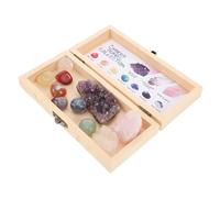 Beavorty 1 Set Natural Crystal Specimens with Box Raw Quartz Crystals Stones for Collectors and Enthusiasts Geology Activity Stem Toys