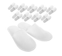 Beavorty 10 Pairs Disposable Spa Slippers Hotel Guest Slippers Cushioned Closed Toe Non Slip Travel House Party Salon Footwear