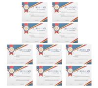 Beavorty 10 Sheets Student Award Certificates English Printing Colorful Certificate Paper for Achievement Recognition School Competition Honors