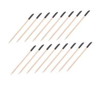Beavorty 100pcs Double-ended Sanding Sticks for Manicure and Pedicure Precision Cuticle Pusher Nail Art Tools for Women and Portable Wood Nail Files for Home and Professional Use