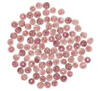 Beavorty 100pcs Glow in The Dark Glass Beads for DIY Jewelry Making, Round Purple Luminous Beads for Crafting Beautiful and Handmade Bracelets