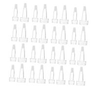 Beavorty 100pcs Horn Shape Caps for Vial Bottles Tooth Plastic Sealing Lids for Liquid Storage for Experiments Safe Use Reusable